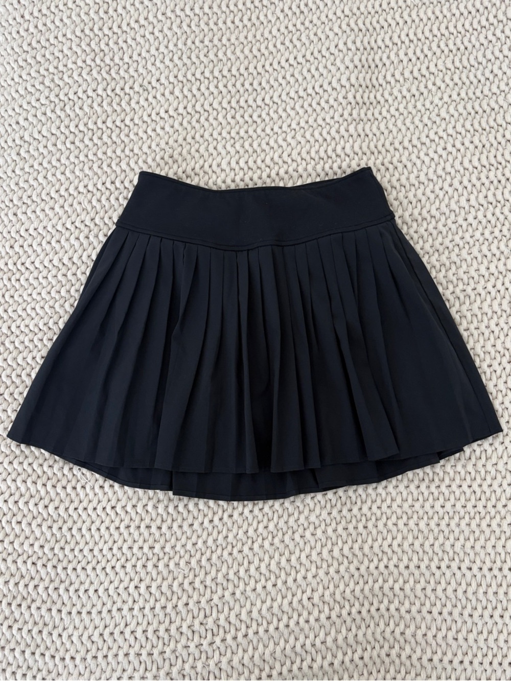 abercrombie kids Black Pleated Skort